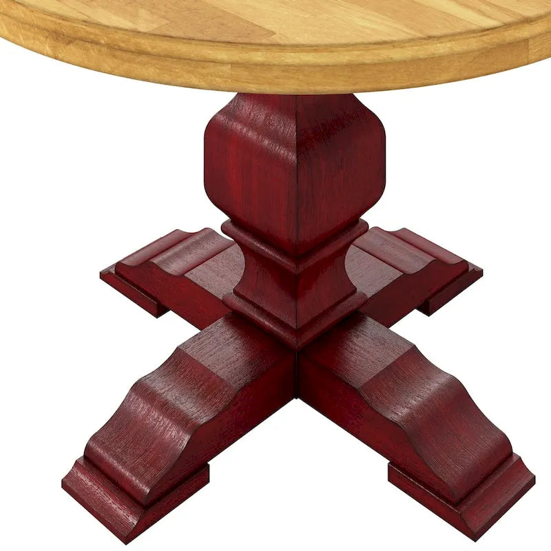 Table à manger ronde bicolore Eleanor par iNSPIRE Q Classic