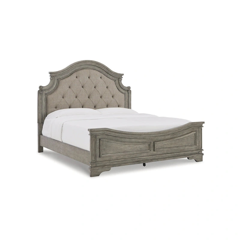 Lit à panneaux gris antique Lodenbay Signature Design by Ashley