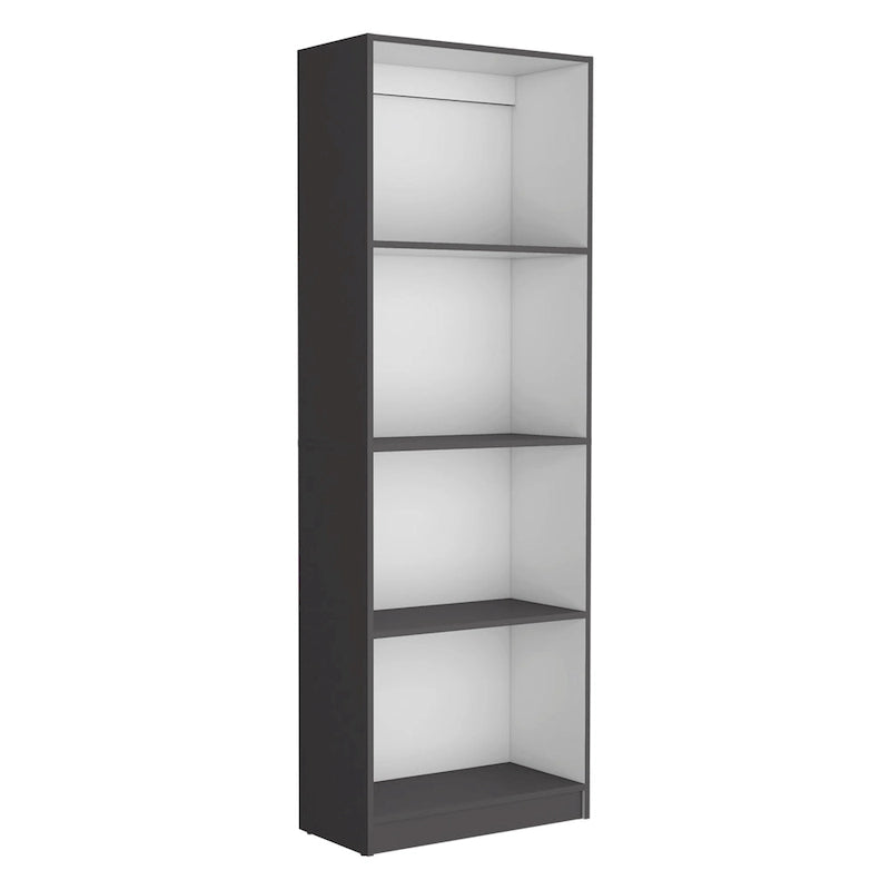 Lot de 3 bibliothèques 188 cm de large, 4 étagères, double armoire