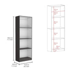 Lot de 3 bibliothèques 188 cm de large, 4 étagères, double armoire