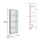 Lot de 3 bibliothèques 188 cm de large, 4 étagères, double armoire