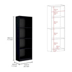 Lot de 3 bibliothèques 188 cm de large, 4 étagères, double armoire