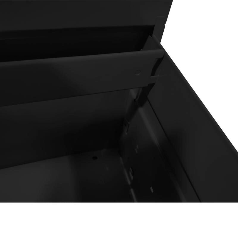 Classeur vertical métallique à 3 tiroirs avec serrure, format A4 Légal/Lettre