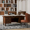 Bureau de direction Bridgevine Home Sausalito 71 pouces, aucun assemblage requis, finition Whiskey