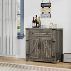 Meuble bas de ferme avec tiroirs et portes 80 cm - 39,5 P x 80 L x 80 H