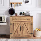 Meuble bas de ferme avec tiroirs et portes 80 cm - 39,5 P x 80 L x 80 H