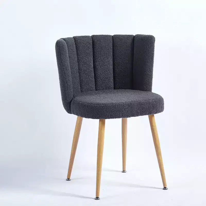 Lot de 2 chaises de salle à manger, chaises rembourrées avec assise ergonomique, pieds en métal, dossier confortable, chaise d'appoint moderne
