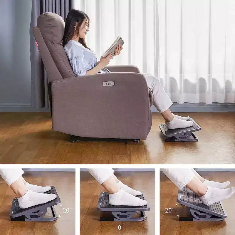 Repose-pieds ergonomique réglable EUREKA ERGONOMIC, 15,35 l x 11,81 P x 3,35 H, Noir