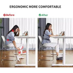 Repose-pieds ergonomique réglable EUREKA ERGONOMIC, 15,35 l x 11,81 P x 3,35 H, Noir