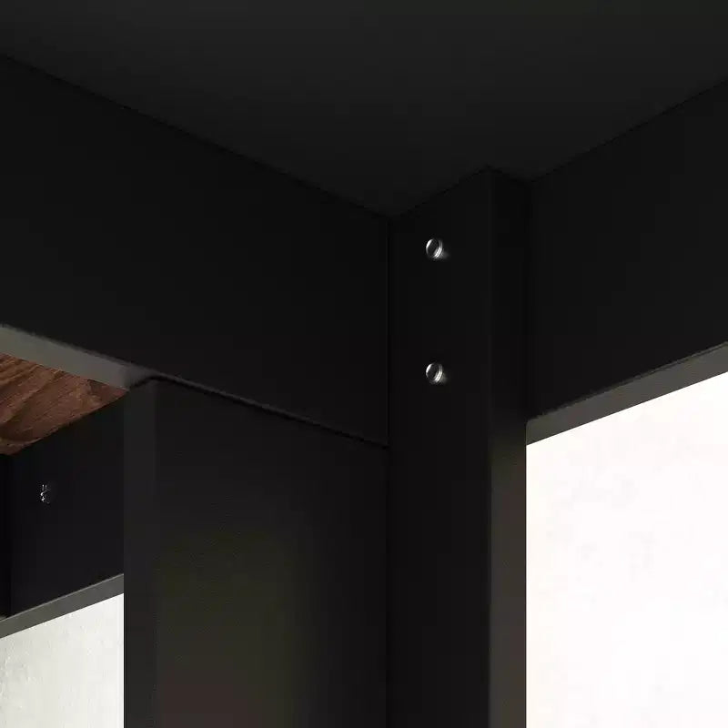 Table de réunion de bureau Famapy en bois moderne