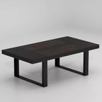 Table de réunion de bureau Famapy en bois moderne
