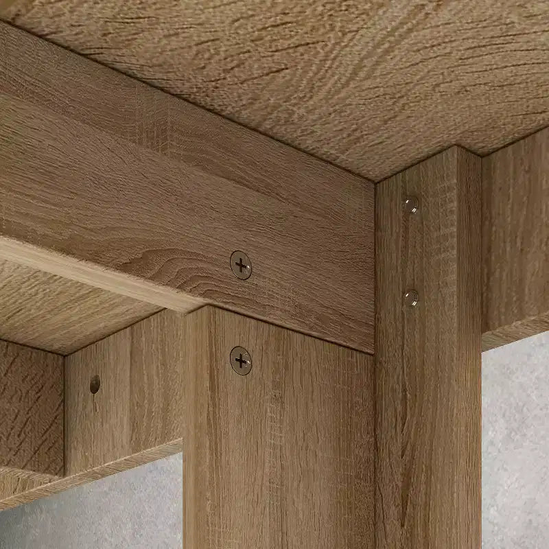 Table de réunion de bureau Famapy en bois moderne