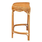 Table console en rotin marron naturel bali & pari Wakana Modern Bohemian