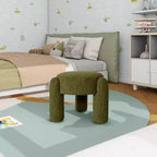 Jennifer Taylor Home Hugo Pouf Entièrement Rembourré Rond de 20,5 po