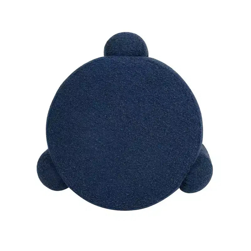 Jennifer Taylor Home Hugo Pouf Entièrement Rembourré Rond de 20,5 po