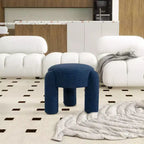 Jennifer Taylor Home Hugo Pouf Entièrement Rembourré Rond de 20,5 po