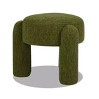 Jennifer Taylor Home Hugo Pouf Entièrement Rembourré Rond de 20,5 po