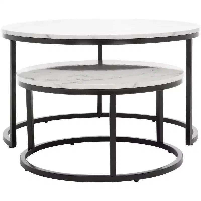 Peppino 2 Round Nest Cof Table - Safavieh