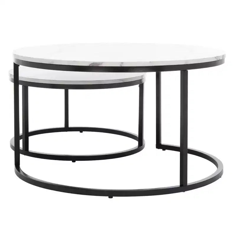 Table basse gigogne ronde Peppino 2 - Safavieh
