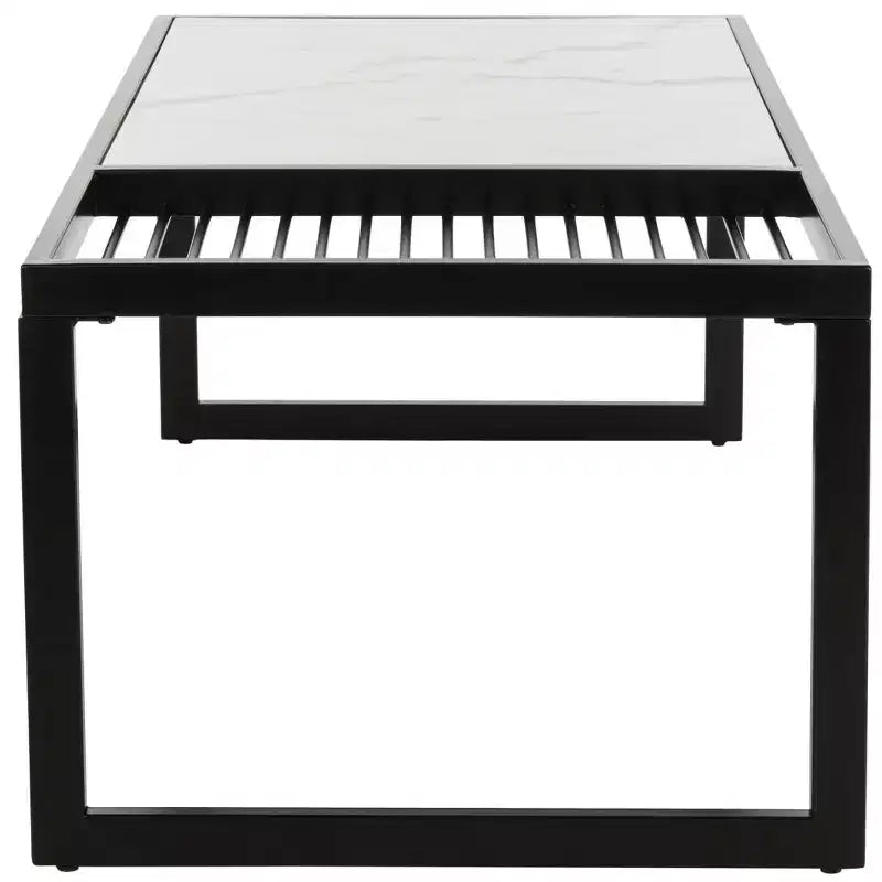 Table basse Zuri - COF6200A - Blanc/Noir - Safavieh