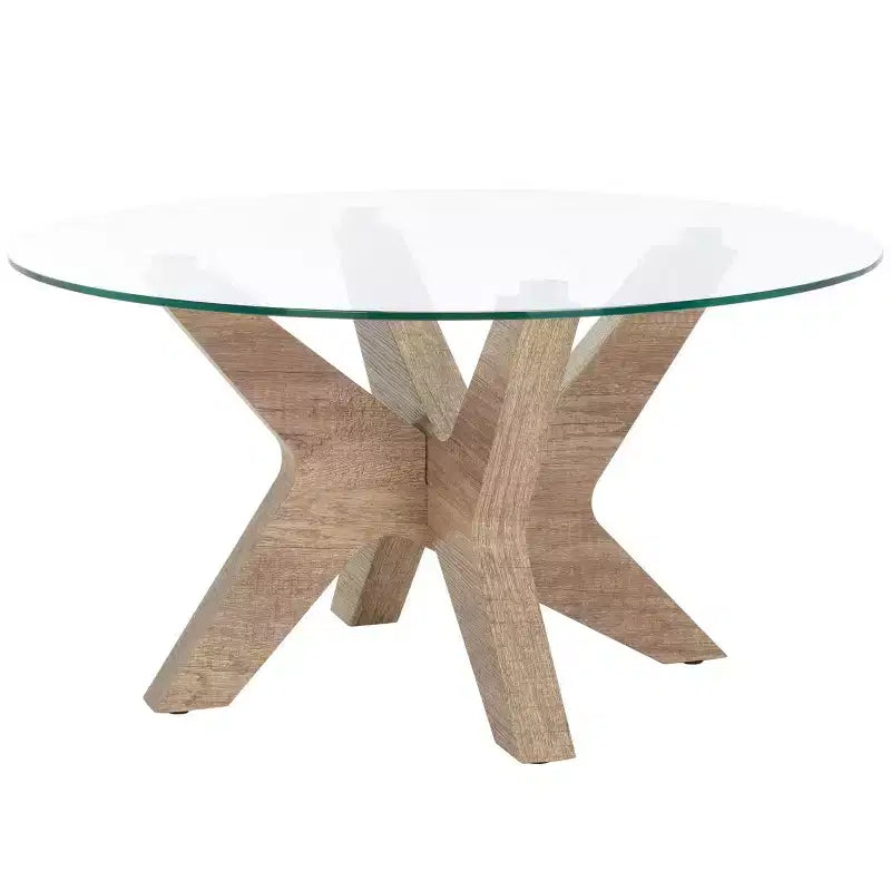 Table Basse Kaera - Multibrun/Verre - Safavieh