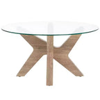 Table Basse Kaera - Multibrun/Verre - Safavieh
