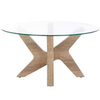 Table Basse Kaera - Multibrun/Verre - Safavieh