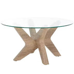 Table Basse Kaera - Multibrun/Verre - Safavieh