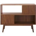 Javante Sliding Door Media Stand - MED9626 - Walnut - Safavieh