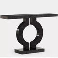Console moderne Lantine 43 avec base en O et miroir