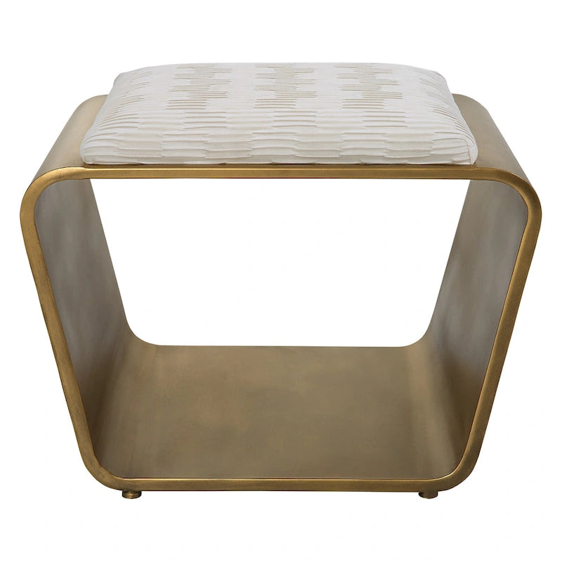 Petit banc doré