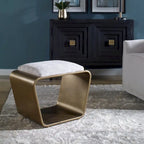 Petit banc doré