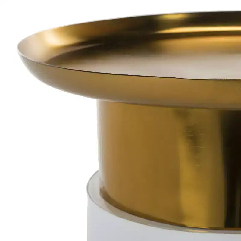 Table d'appoint avec plateau Zenith - ACC3200 - Or/Blanc - Safavieh