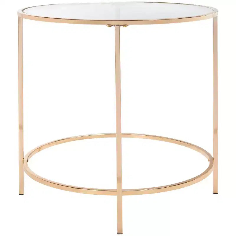 Table d'appoint ronde Kolby - ACC8004A - Or poli - Safavieh