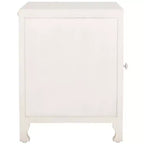 Table de Chevet Reimu 2 Étages 1 Porte - NST5306 - Blanc Délavé - Safavieh