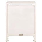 Table de Chevet Reimu 2 Étages 1 Porte - NST5306 - Blanc Délavé - Safavieh