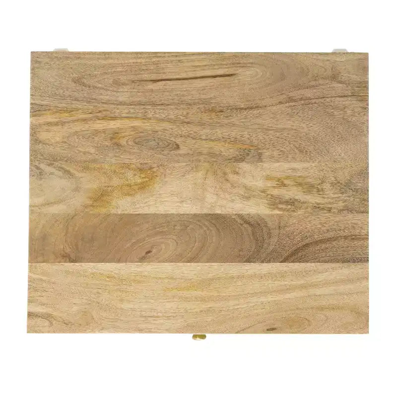 Table de chevet 1 tiroir Bahiti - NST9008 - Naturel/Noir - Safavieh
