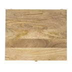 Table de chevet 1 tiroir Bahiti - NST9008 - Naturel/Noir - Safavieh