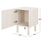 Table de chevet 1 porte Ophelia - NST9603 - Safavieh