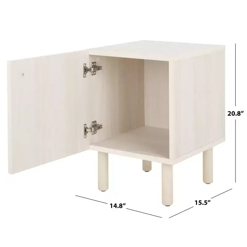 Table de chevet 1 porte Ophelia - NST9603 - Safavieh