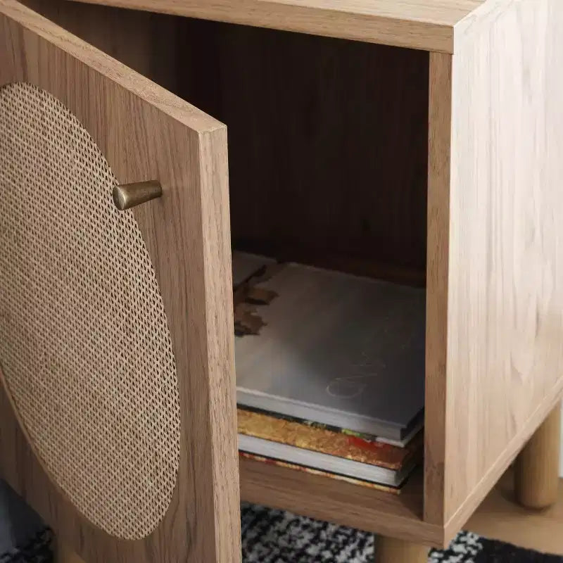 Table de chevet 1 porte Ophelia - NST9603 - Safavieh