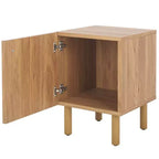 Table de chevet 1 porte Ophelia - NST9603 - Safavieh