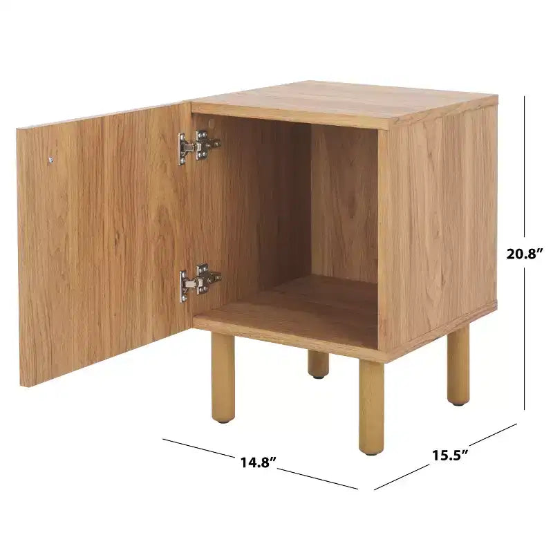 Table de chevet 1 porte Ophelia - NST9603 - Safavieh
