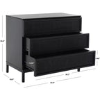 Commode 3 tiroirs en rotin Zadie - CHS5004 - Safavieh
