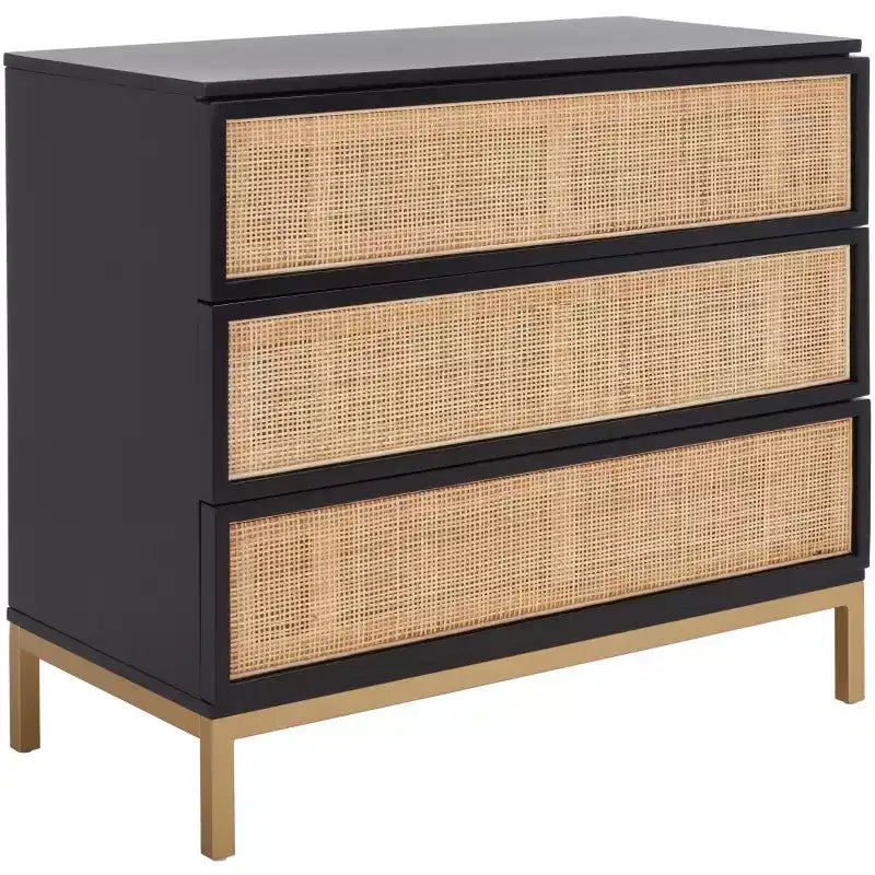 Commode 3 tiroirs en rotin Zadie - CHS5004 - Safavieh