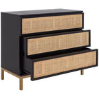 Commode 3 tiroirs en rotin Zadie - CHS5004 - Safavieh