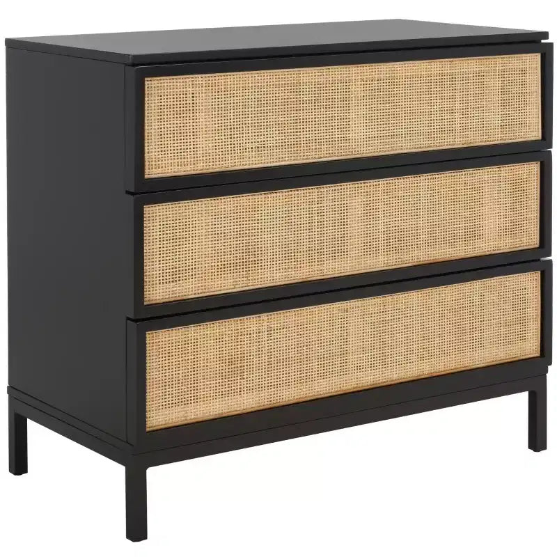 Commode 3 tiroirs en rotin Zadie - CHS5004 - Safavieh