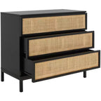 Commode 3 tiroirs en rotin Zadie - CHS5004 - Safavieh