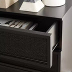 Commode 3 tiroirs en rotin Zadie - CHS5004 - Safavieh