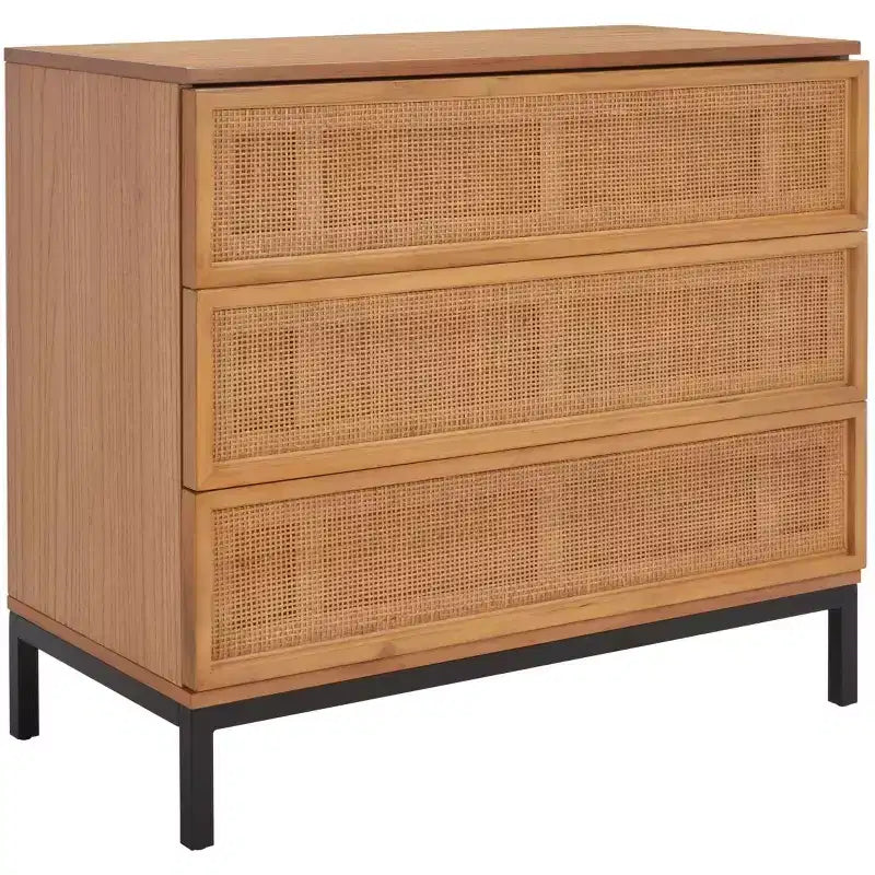 Commode 3 tiroirs en rotin Zadie - CHS5004 - Safavieh